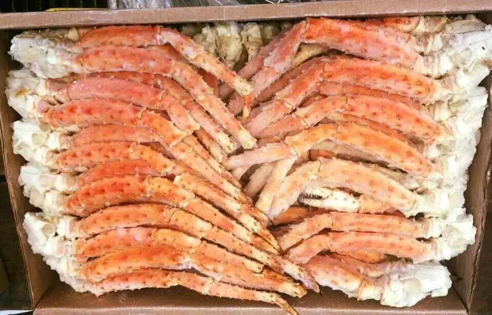 Defrost king crab legs