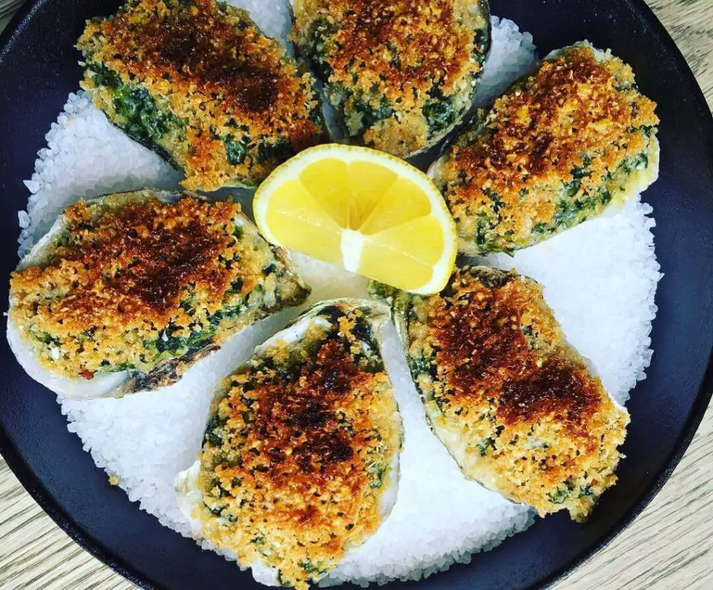 Ideal Oysters Rockefeller dishes