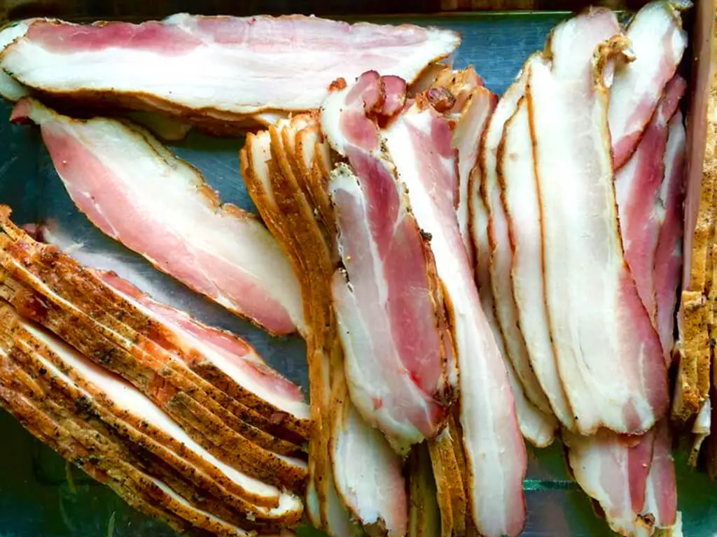 Sliced bacon