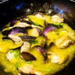 Enjoy your purple varnish clams dish