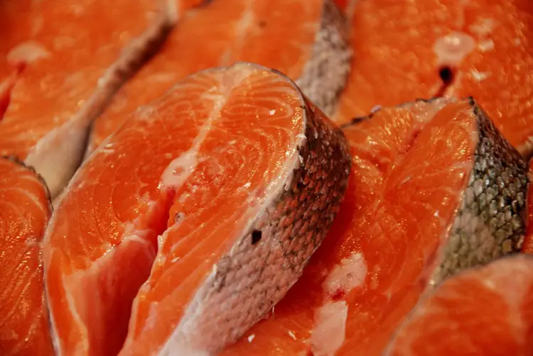 You can store raw salmon in the fridge for one to two days